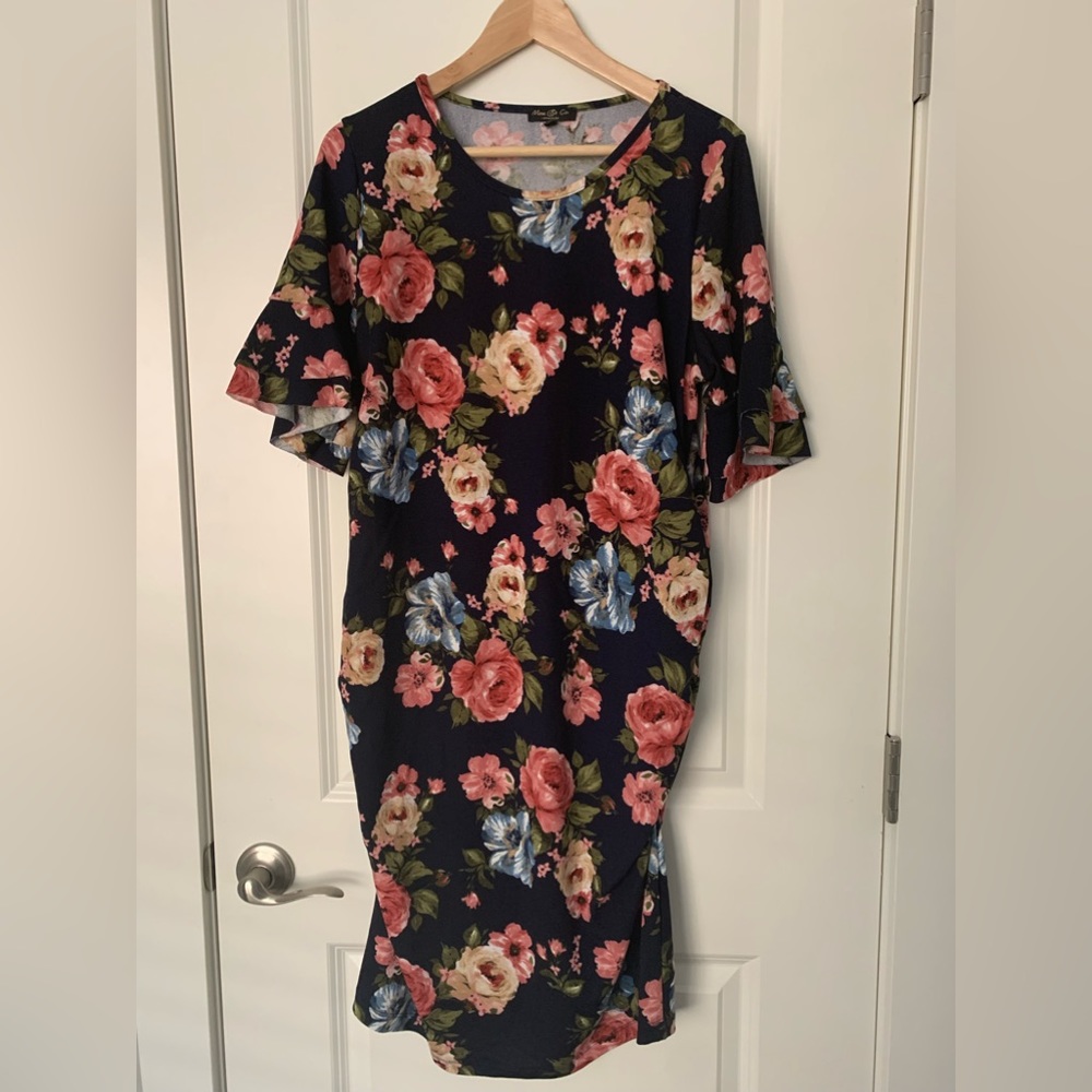 Mom & Co. Floral Dress in XL